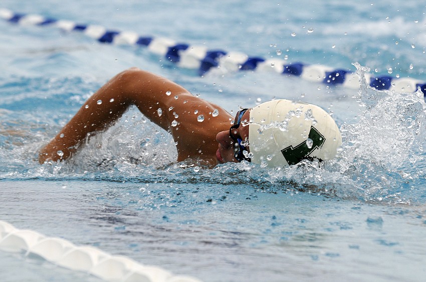 Lakewood Ranch junior Arif Akar swam the 200-yard freestyle.