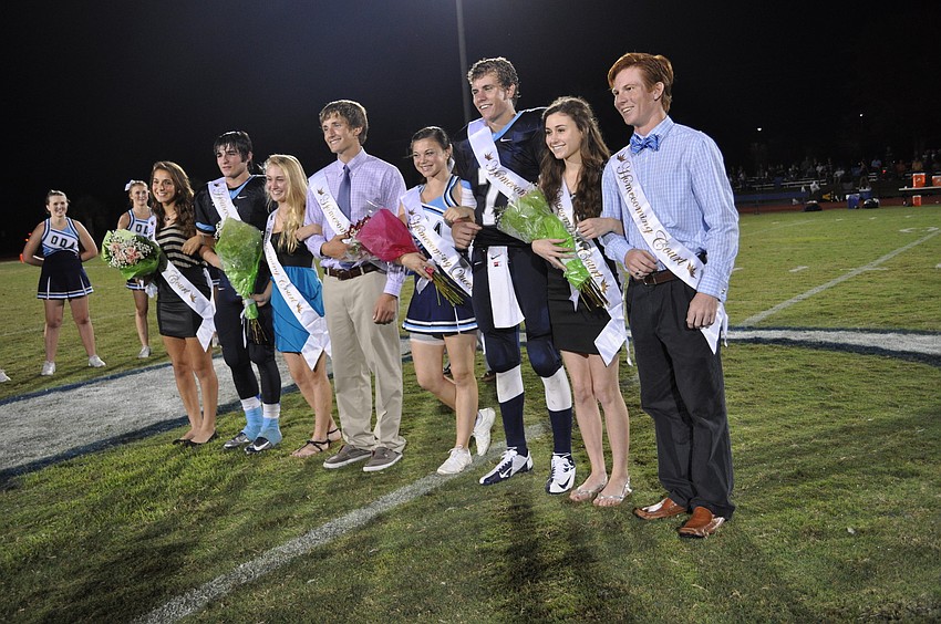 The Homecoming Court made its debut at the gameâ€™s halftime Oct. 19.