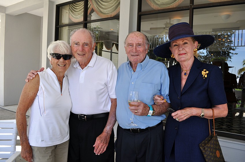 Lois and Les Fishman with Jack and Sally Jaret