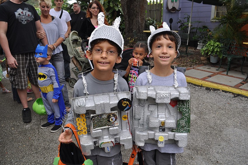 Quinn Gulliver and his brother, Devin.