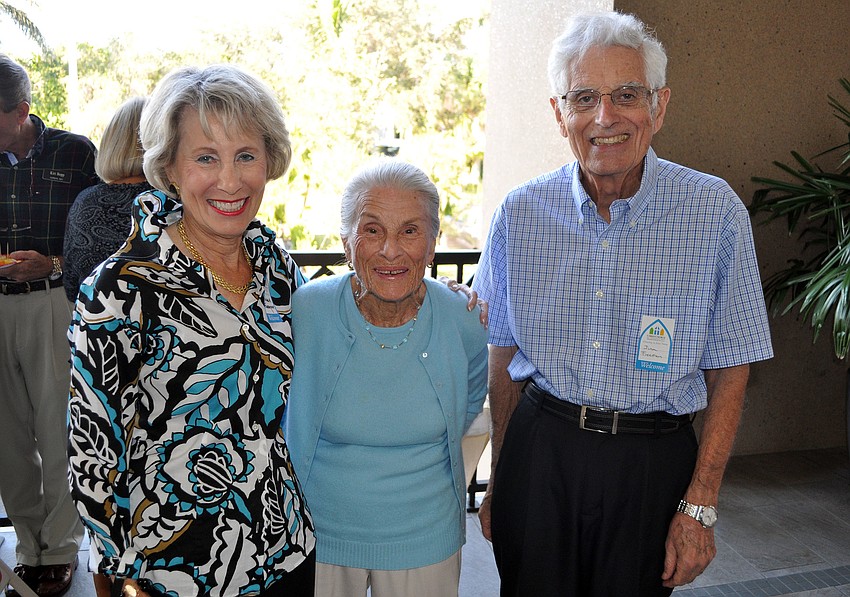 Angela Freeman, Betty Horne and Jim Freeman