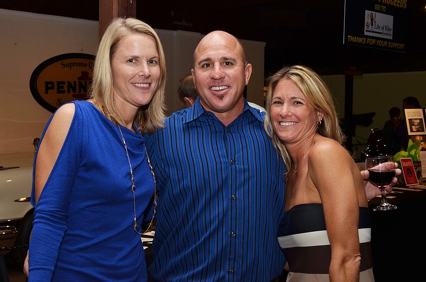 Sandy and Mike Thirion with Angela Flaherty