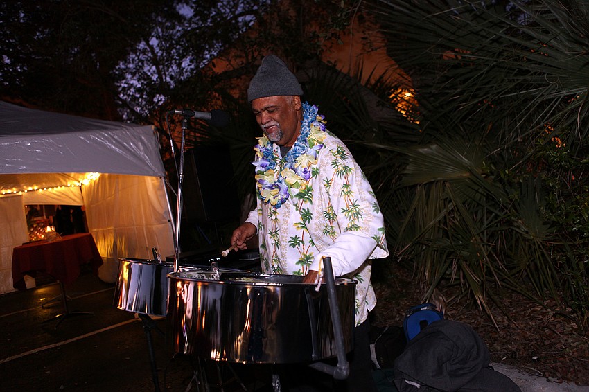 Ken Moolenaar played calypso music Thursday, Nov. 8, during the VIP party at Gabbianoâ€™s.