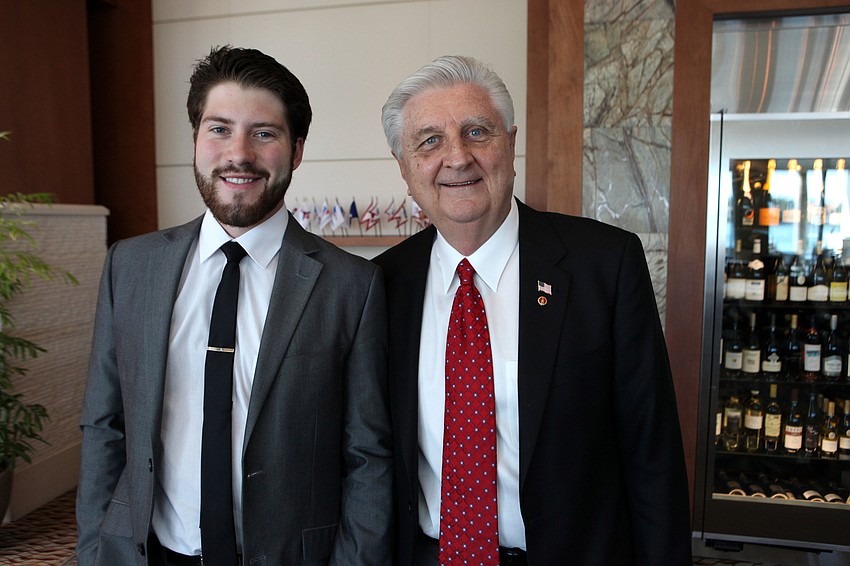 Yael Ossowski and Dr. Richard Swier were the guest speakers for the Longboat Key Republican Club meeting Friday, Nov. 9, at the Sarasota Yacht Club.