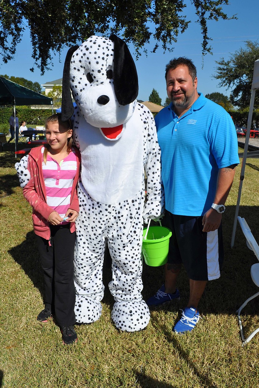 Heiden and James Riegel could not pass up a good photo opportunity.