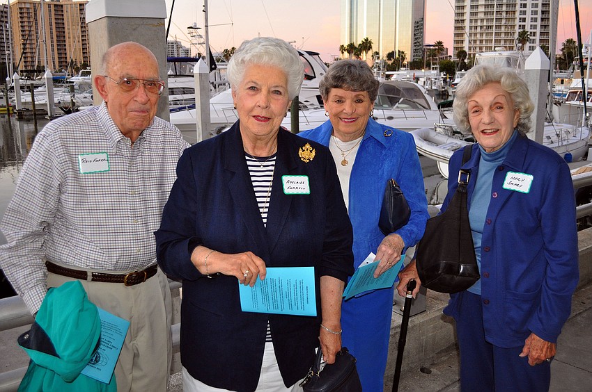 Reid and Adelaide Farrell, Jo Dryman and Marg Savary
