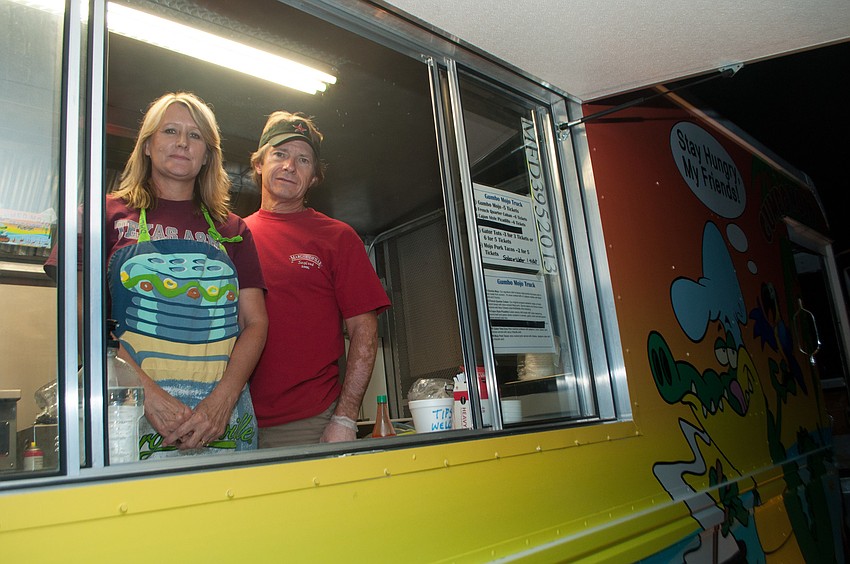 Tony and Cheri Bonasta sold Cajun and Cuban foods.