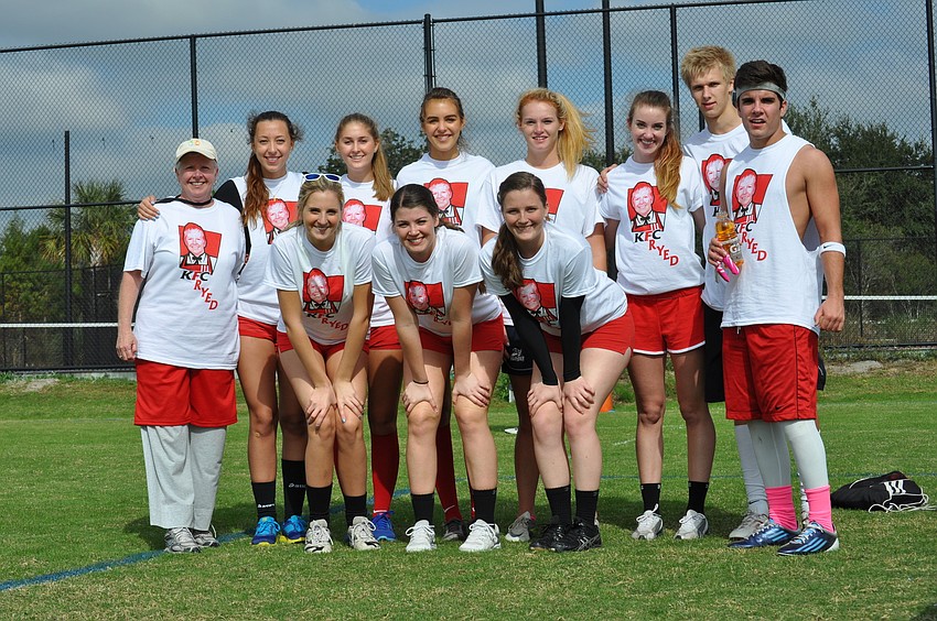 Teacher Debby Frye's team â€” KFC Fryed â€” competed.