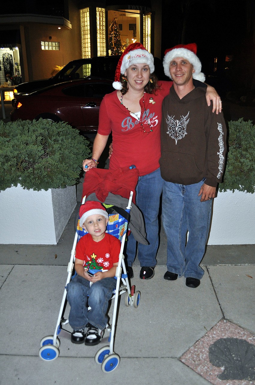 Amanda and David Celentano with their son, Anthony, 3.