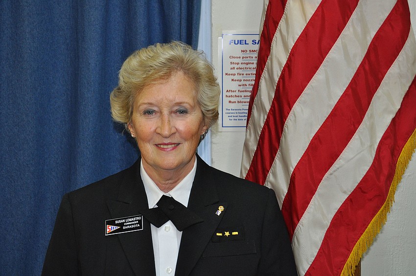 Susan Lomastro was named commander of the Sarasota Sailing Squadron Jan. 13. She is only the fourth woman in history to take the helm of the group.