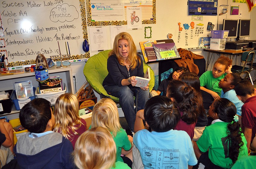Ms. Tara Greenbaum talks about the history behind Hanukkah and the menorah as part of Tuttle Elementaryâ€™s Holidays around the World project.