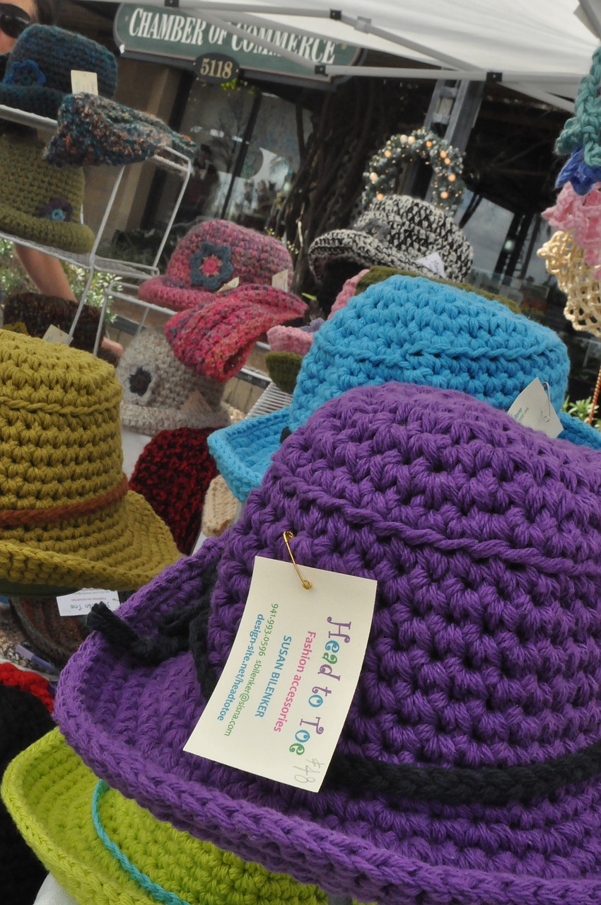 Crocheted hats from Head to Toe accessories