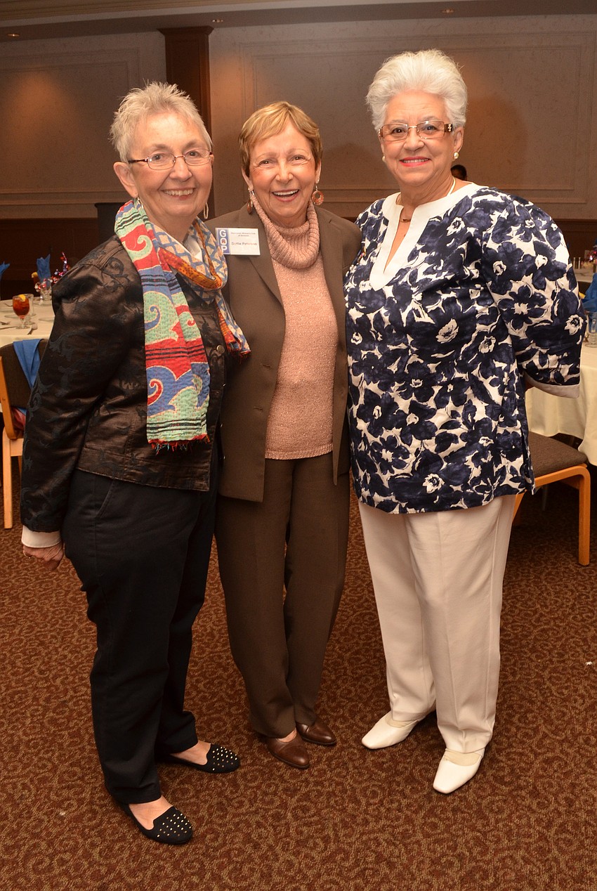 Fran Valencic, Dottie Peterson and Cynthia Crowe