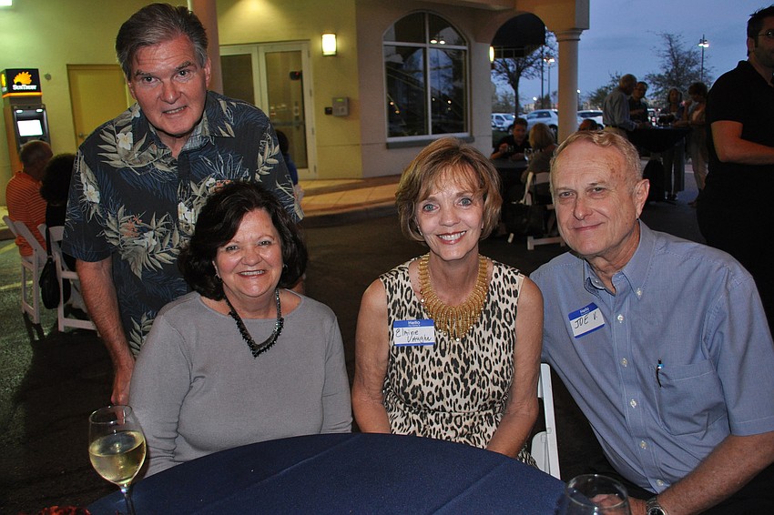 Bill and Barbara Courtney with Elaine and Joe Vaughn