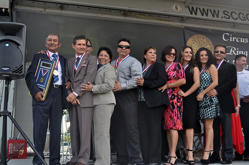 Ring of Fame Inductee Pablo Rodriguez and his family of aerial artists
