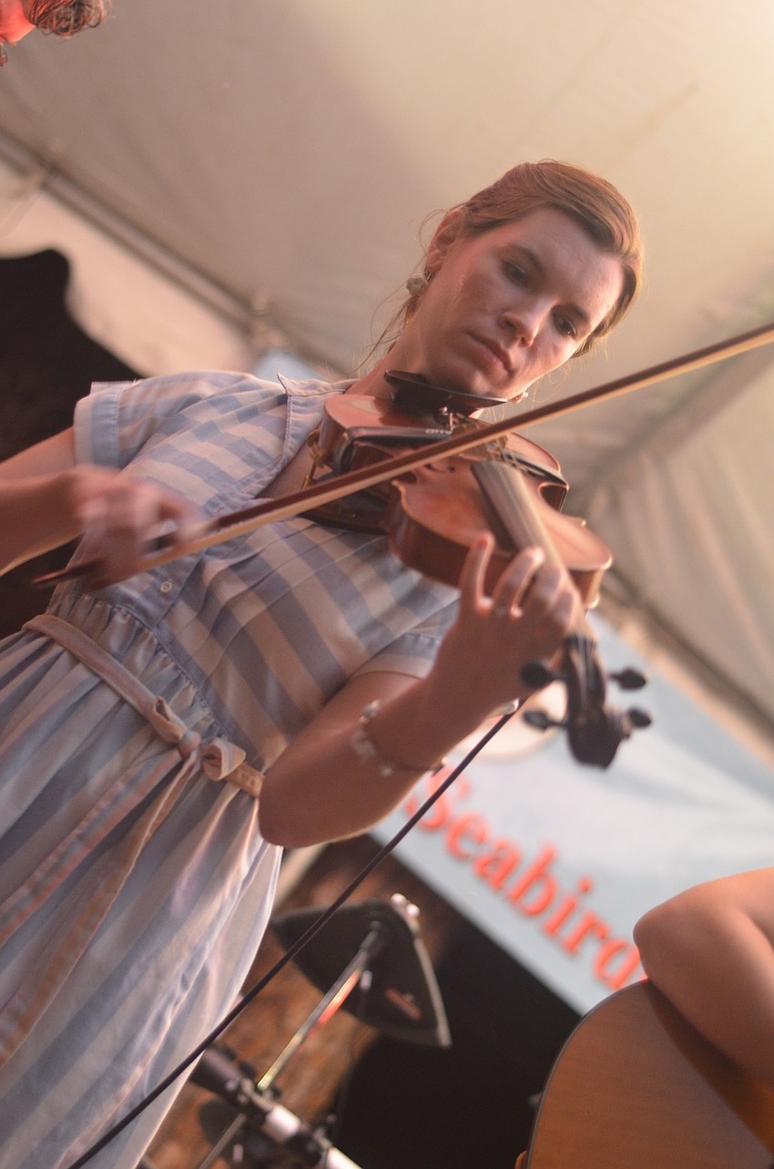 Sara Stovall performs with Passerine.