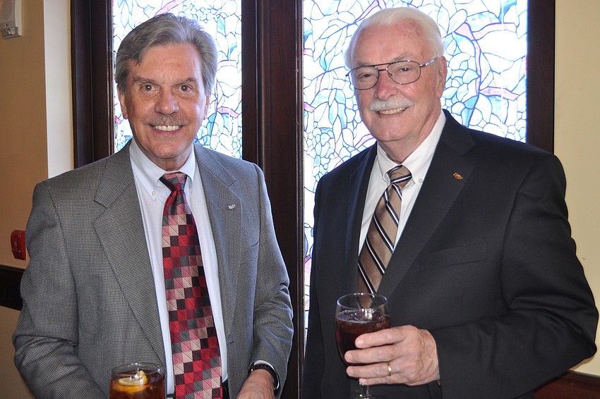 Arthur Guilford and Bob Anderson of University of South Florida Sarasota-Manatee are in their fifth and sixth year respectively as members of the Lakewood Ranch Business Alliance.