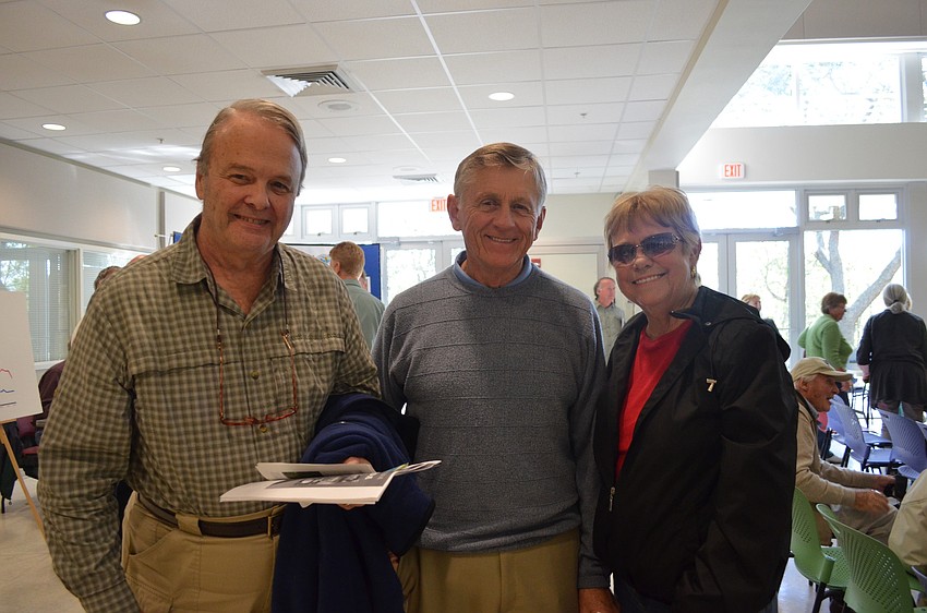 Chuck and Nancy Stevenson attended the conference with Morris Emigh (middle).