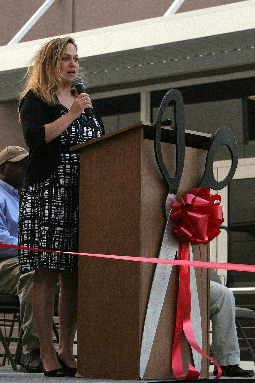 Heather Staine, president of the board.