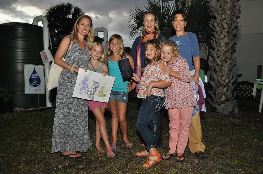 Vanessa Winter, Chloe Stafford, Jolie Young, Ava Young, Aireal Young, Gabrielle Bennett and Drew Drewett