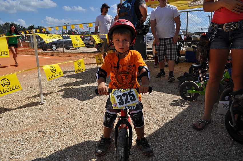 Three-year-old Chase Martin began riding when one of his friends introduced him to Strider. Martin says the best part about Strider racing is, â€œgoing fast.â€