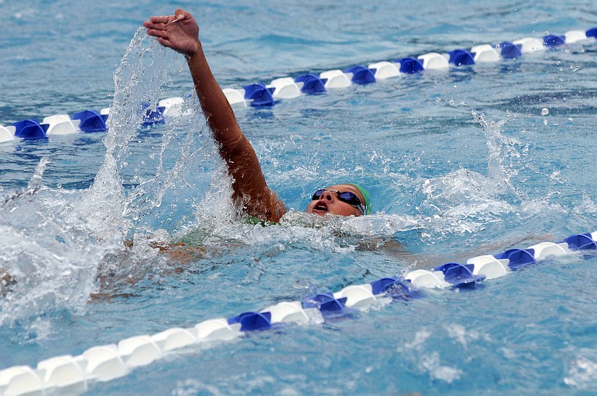 St. Stephenâ€™s sophomore Ellen Berdusco won the 200-yard individual medley and set a new Manatee County Championship record in the 100-yard freestyle.