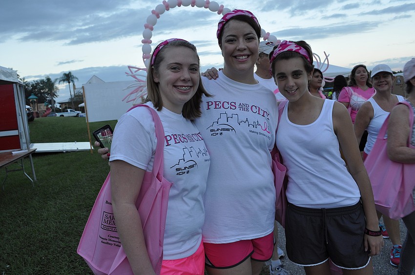 Shelby Webb came out with Holly and Eva Roberts.