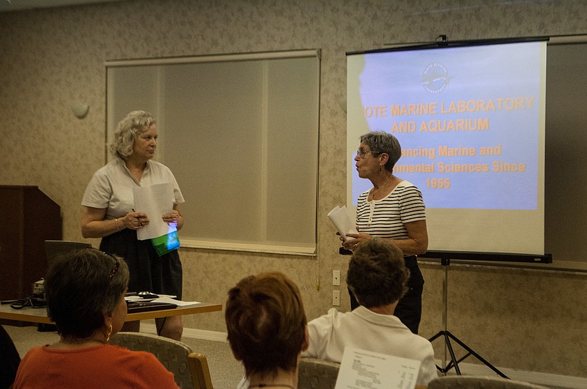 Treasurer Christine Furgiuele and President Madelyn Spoll talk about upcoming events.