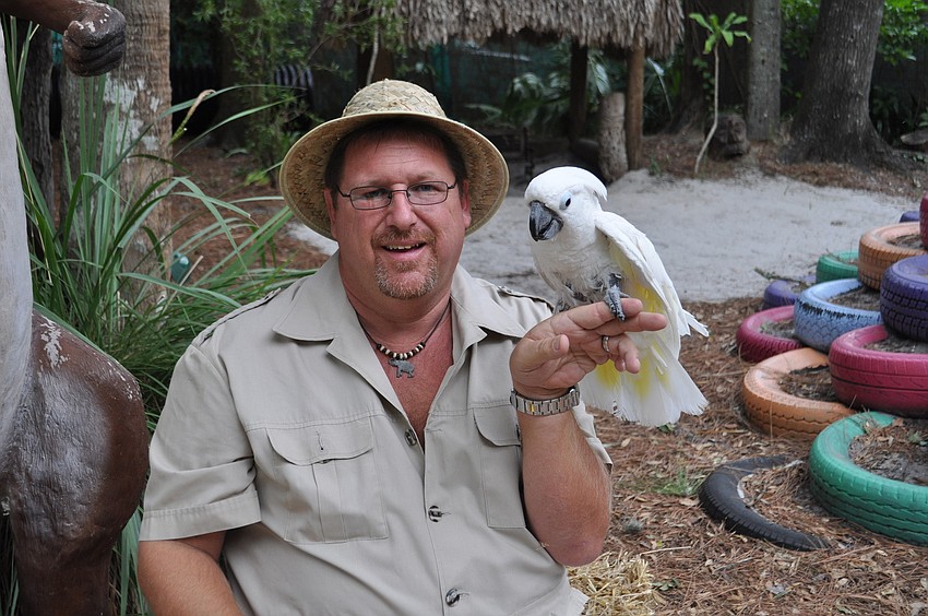 Bud Howell and Wyatt, the bird.