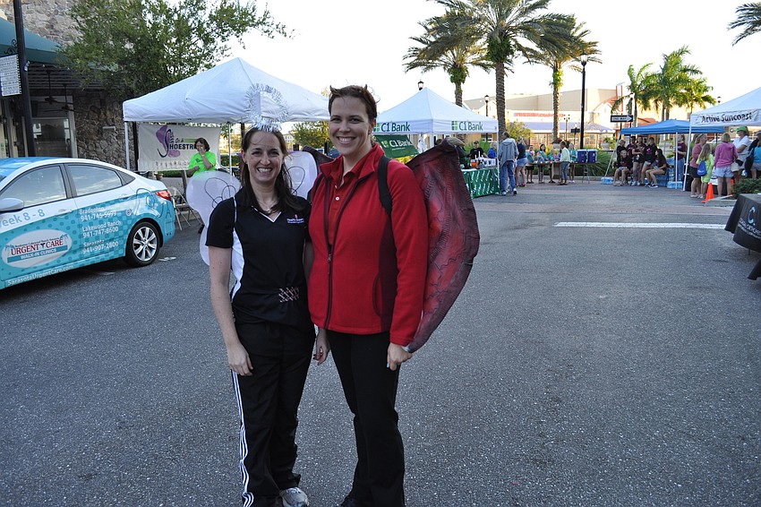 Maya Danilowitz and Sara England of HealthSource Chiropractic & Progressive Rehab ran a table.