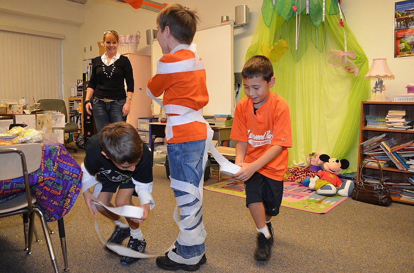 Michael Ramsamooj, Nick Quinn and Peyton Strand