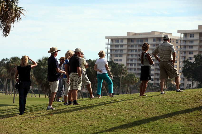 Golf enthusiasts were encouraged to walk the course and watch the golfers play in the Longboat Key Open Sunday, Nov. 4, at the Longboat Key Club Islandside golf course.