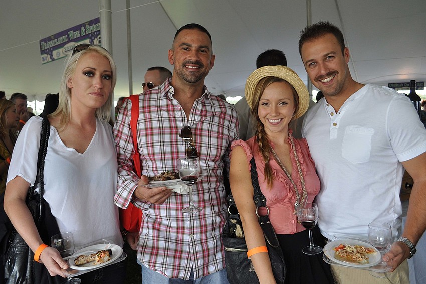 Brittany Rader, J.P. Knisell, Melissa Epstein and Randy Kok enjoyed the day.