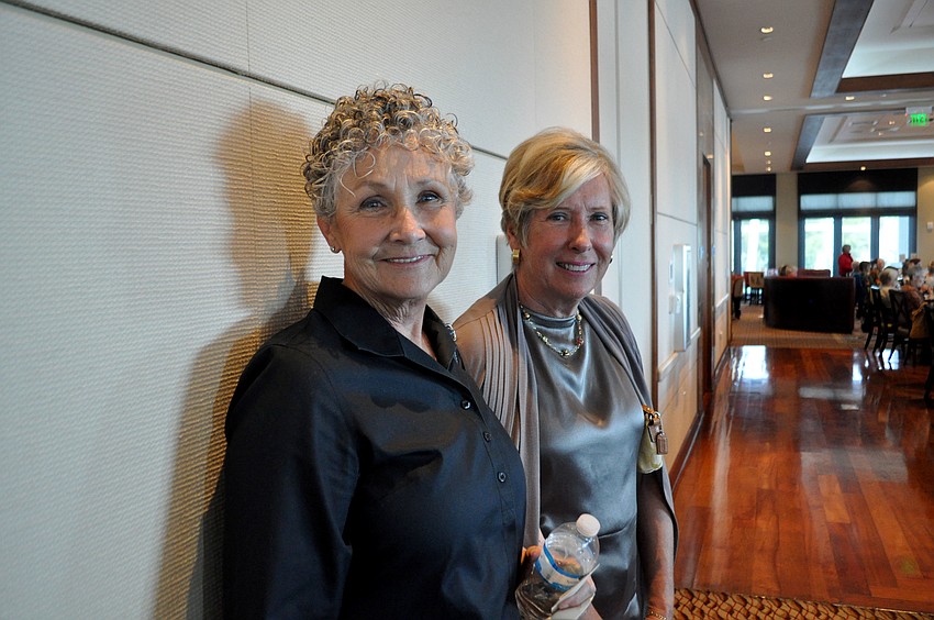 Marj Mouat and Joan Jennings