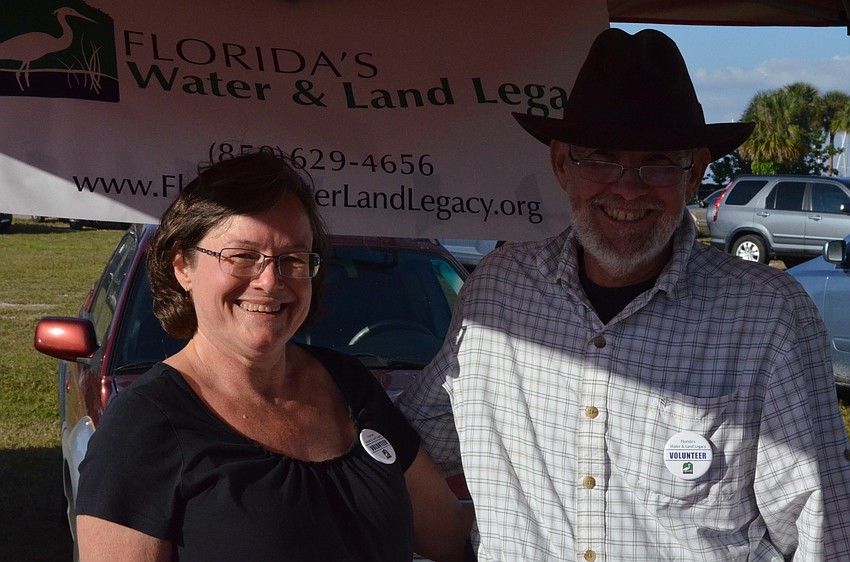 Jack and Carmen Merriam represented Floridaâ€™s Water and Land Legacy.
