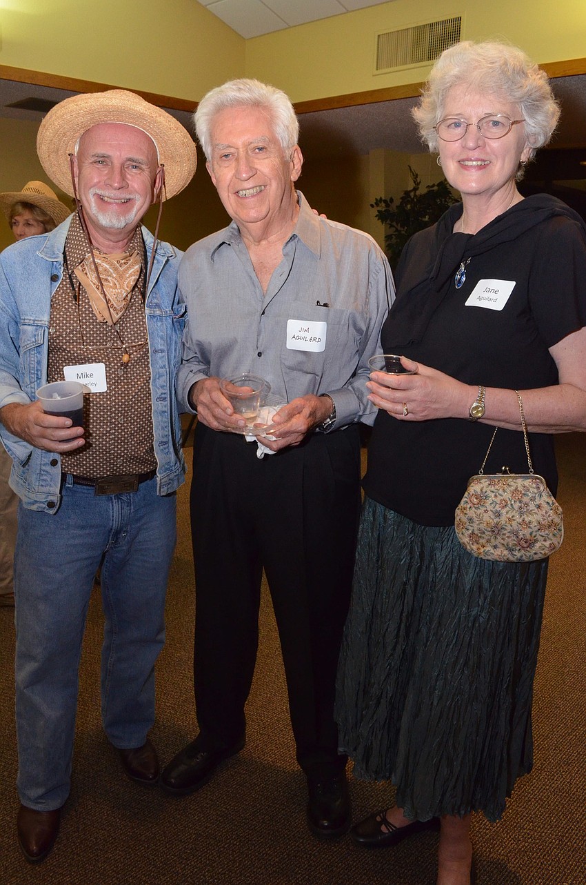 Mike Epperley, Jim and Jane Aguilard
