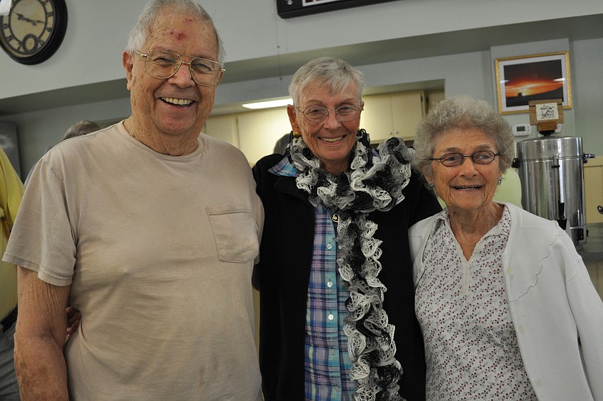 Earl Hammond came out with longtime friend Barbara Glendening and his wife, LaVelle.