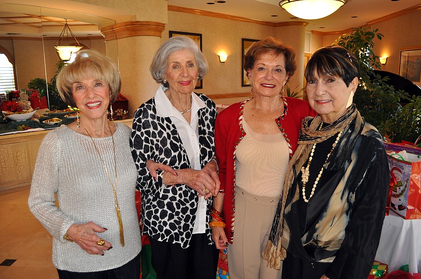 Doris Kaplan, Pauline Nichols, Joyce Cooper and Annette Rogers