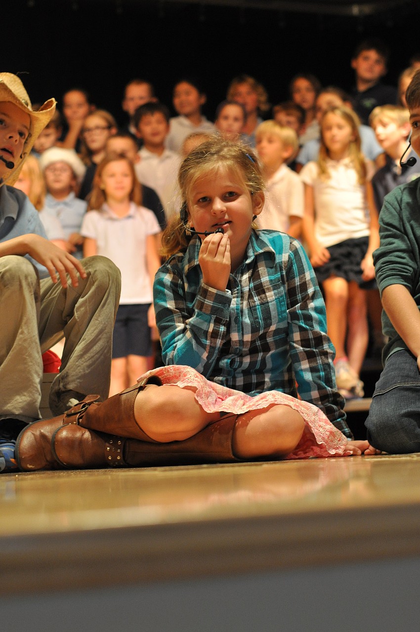 Hannah Coutsolioutsos was stuffed after a holiday feast.