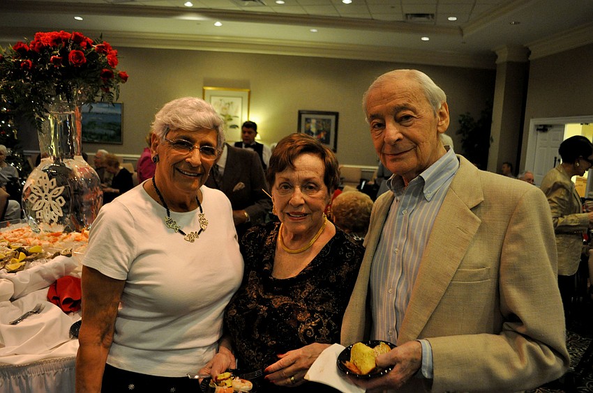 Barbara Jacoby with Nathan and Janet Polsky