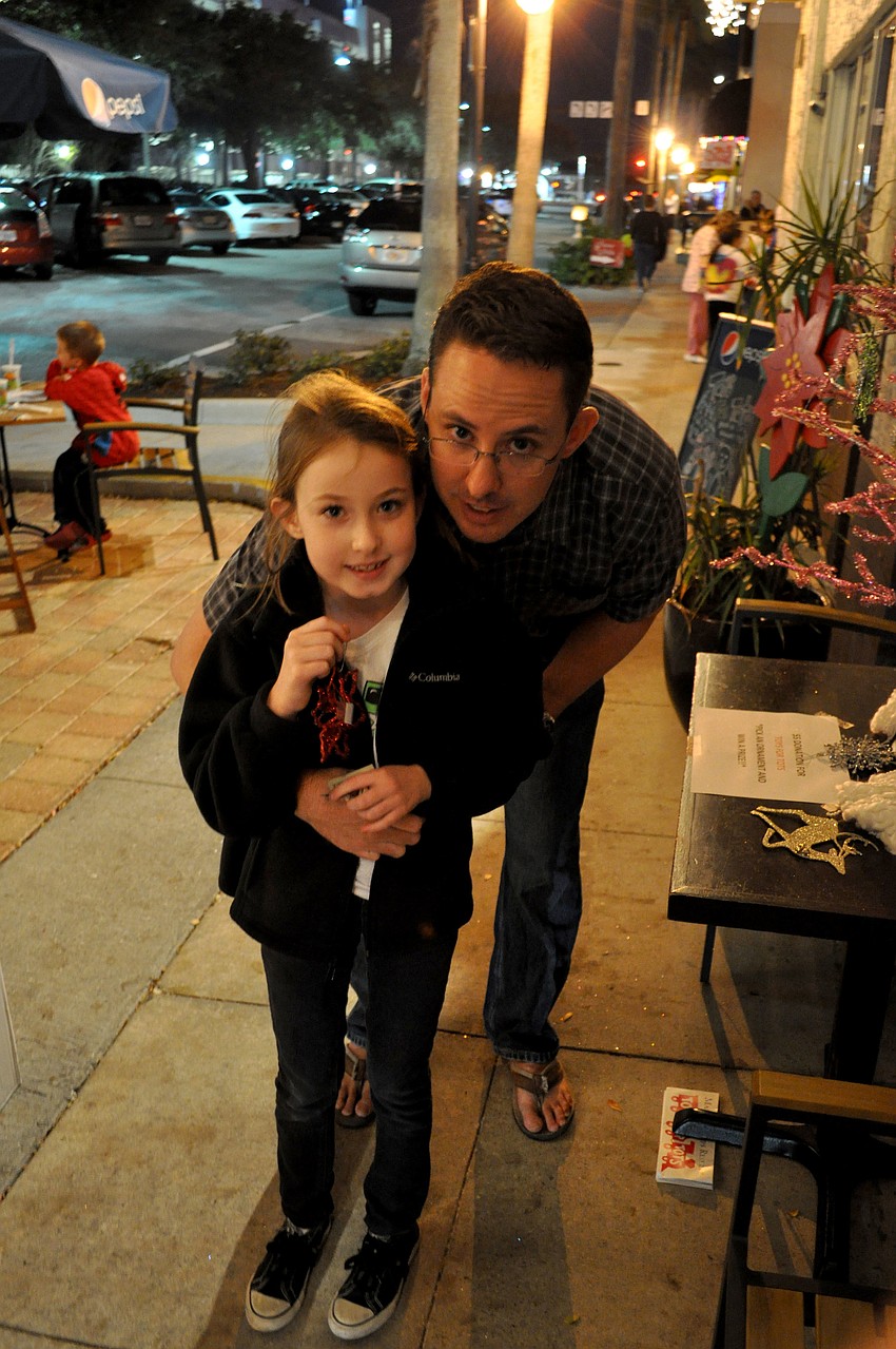 Derrick Maginness and his daughter, Mollie