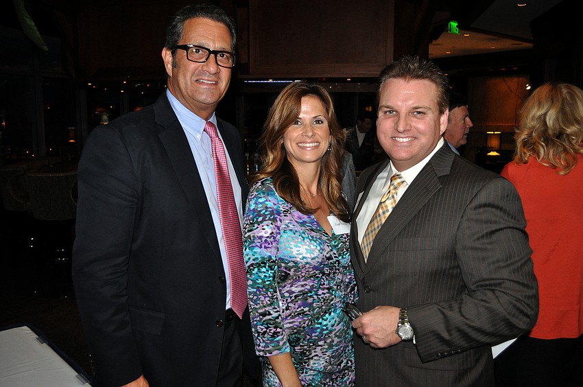 Richard Dorfman with Lori and Mike Moran