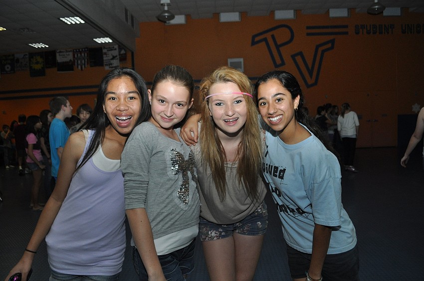 Christina Florendo, Ally Moyer, Margaux Arthur and Gabriella Giannone