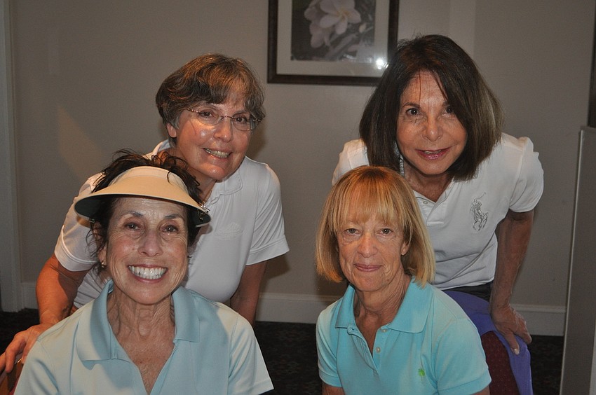 front, Diane Zaretsky, Barbara Kuzmich; back, Carole Meese, Cheryl Taub