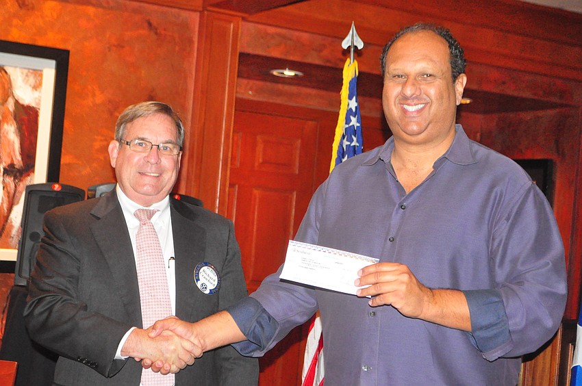 Richard Crawford with Philip Tavill, of Children First