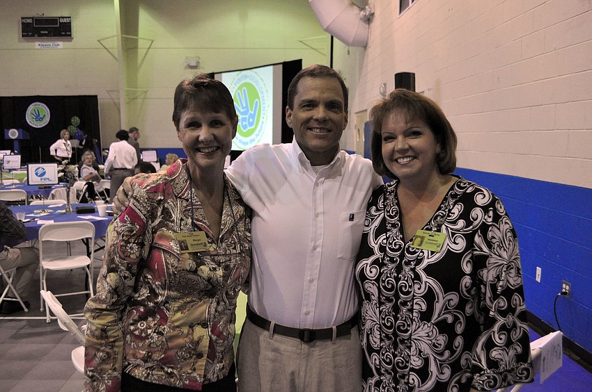 Margie Genter, Rick Hughes and Veronica Miller