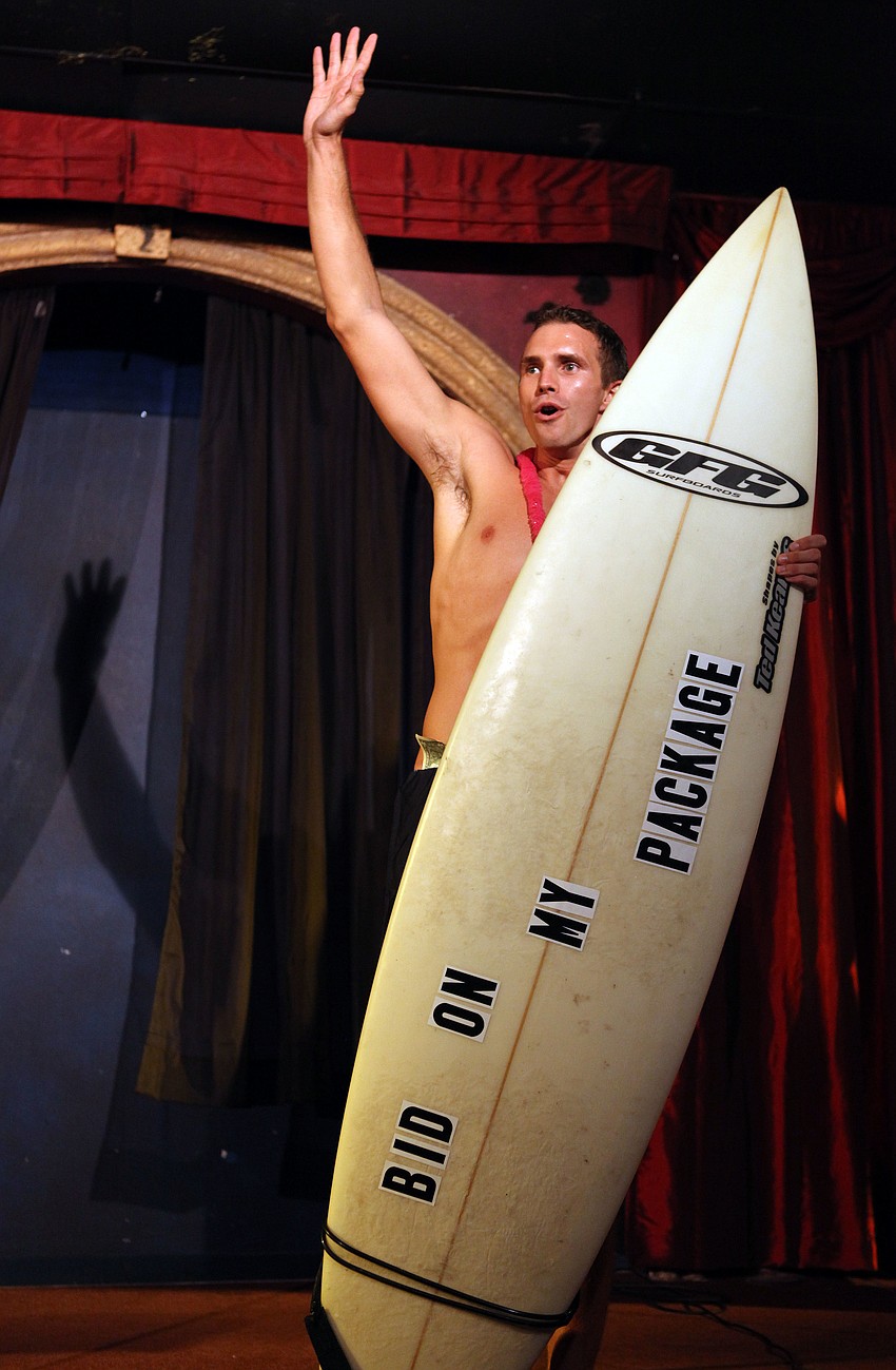 Craig Houck, 26, went for $4600, the most any bachelor went for during the third annual BYOBachelor Auction.