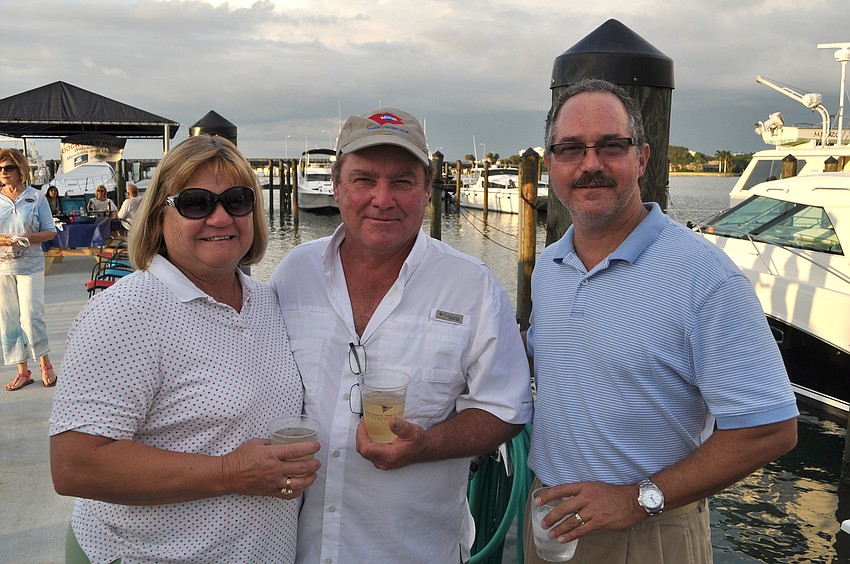 Allie and Greg Petrat with Jeff Birnbach