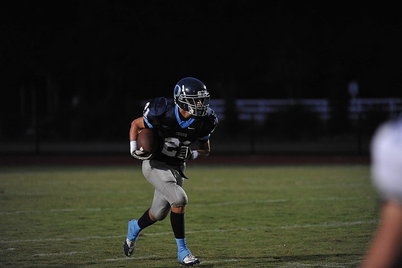 Sophomore Austin Hoppe hauled in a touchdown for ODAâ€™s first score of the game.