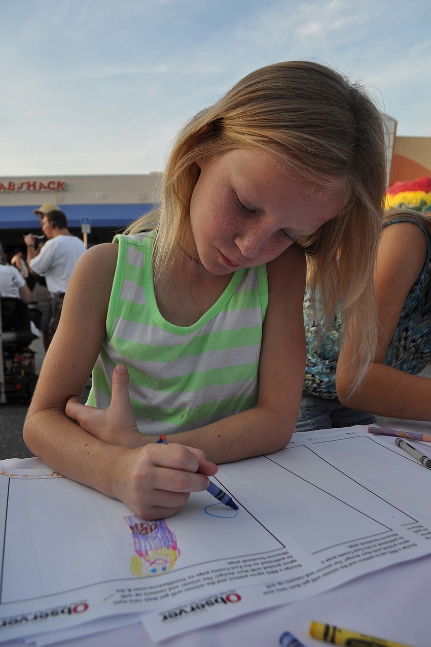 Katie Eckstrom, 7, attends Willis Elementary School.